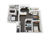 B2 Floor Plan B2 Floor Plan at Link Apartments® Mint Street, Charlotte, 28203